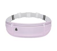 Ceinture cachée sac banane de sport, grande capacité, respirant, dissimulé, sac de ceinture invisible, sac de course à pied, rangement de cartes et casque d'écoute, violet clair, Beauté de masse