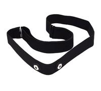 Ceinture Cardio Réglable, Noir Elastique Sangle de Poitrine, Confortable et Réglable Bandeau Cardio Compatible avec Garmin, Wahoo, Polar H9 H10, Coospo, Magene, Bryton, Livlov Capteur (97cm)