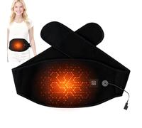 Ceinture chauffante, 120 x 20 cm, avec 3 modes de chauffage, batterie de 5000 mAh, rechargeable par USB, sans fil, coussin chauffant pour le ventre, cadeau pour maman, femme, maman (B)