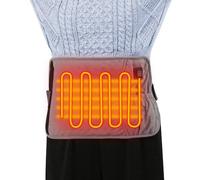 Ceinture chauffante à infrarouge lointain avec 3 niveaux de température, tour de taille réglable pour homme et femme, port USB, pour bureau, unisexe, taille unique