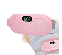 Ceinture chauffante, coussin chauffant portable pour crampes menstruelles | Chauffe-vie sans fil de voyage | Coussinets chauffants rapides réglables avec affichage numérique, 4 modes de