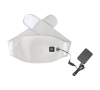 Ceinture chauffante en fibre de carbone, ceinture amincissante et soulagement de la douleur portable alimentée par USB en néoprène pour le bas du dos, les règles