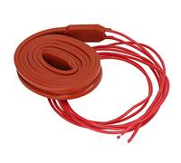 Ceinture chauffante en Silicone, 15x1000mm, 40W, enveloppe chauffante Flexible et étanche pour le chauffage des tuyaux d' et les équipements industriels (DC12V)