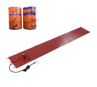 Ceinture chauffante en Silicone pour Tambour,Chauffe-Seau isolé avec Thermostat Rotatif réglable,Chauffe-Seau Chauffant à Bande pour Tambour À Huile,100L 1200 * 250 1500W