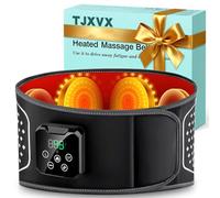 Ceinture Chauffante et Massante Lombaire Sans Fil, Coussin Chauffant Pour La Taille avec 3 Modes De Massage et 4 Niveaux de Température, pour Soulager des Douleurs Lombaires, Abdominales