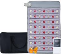 Ceinture chauffante infrarouge lointaine Coussin chauffant avec pierres de jade et de tourmaline - Température réglable de 39 à 70 °C - Détente et soulagement de la douleur