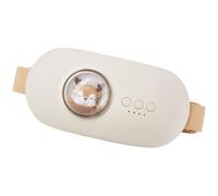 Ceinture Chauffante Menstruelle Beige 2500mah à 5 Modes Taille | Abs et Alliage D’aluminium, Chaleur Répartie Uniformément, Sangle Réglable