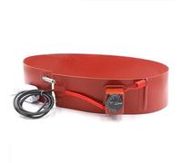 Ceinture chauffante pour baril d'huile avec contrôleur thermostatique réglable - Ceinture chauffante en caoutchouc de silicone - Réchauffeur de seau à miel pour baril de graisse robuste pour baril d