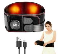 Ceinture chauffante pour le dos - 141 cm - Sans fil - Chauffe-ventre - Coussin chauffant avec 3 modes de massage et 5 niveaux de chaleur - Pour soulager le bas du dos