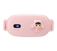 Ceinture chauffante rechargeable, température réglable, portable, pour les crampes, massage par vibration, coussin chauffant menstruel, soulagement des douleurs dorsales, idéal