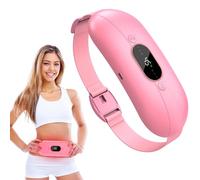 Ceinture Chauffante Regle Douloureuse, Coussin Chauffant Menstruel, 3 Niveaux de Température 3 Modes de Massage,Soulage les Douleurs Abdominales Menstruelles, Cadeaux Pour Femmes et Filles (Rose-D)
