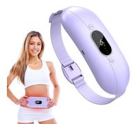 Ceinture Chauffante Regle Douloureuse, Coussin Chauffant Menstruel, 3 Niveaux de Température 3 Modes de Massage,Soulage les Douleurs Abdominales Menstruelles, Cadeaux Pour Femmes et Filles (Violet-D)