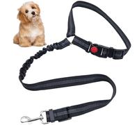 Ceinture Chien Voiturepour pour Abarth 500 500L 500X Bravo 2022, Harnais de Voiture Robuste, élastique et réglable pour Un Voyage Serein et sécurisé,A