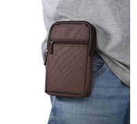 Ceinture Clip Sacoche Etui Homme, Pochette Téléphone Ceinture Homme, 6.3" Multi Poches Portefeuille Téléphone Porte-Monnaie zippée Étui Sac Taille Housse de Transport Clip Coque Sac Pochette Poche
