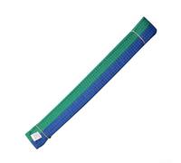 Ceinture colorée pour karaté, judo et taekwondo - 280 cm × 4 cm en polyester avec noyau en feutre de coton double couche pour adultes et enfants (vert-bleu)