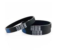 Ceinture Conduite Courroie Synchrone À Anneau En Caoutchouc Fermé HTD3M, 90/99/105/108/111-246mm, Bande Passante 6/10/15/20mm, Espacement 3mm Courroie(HTD3M-237mm,1PIECE_6MM)