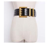Ceinture Corset Ceintures Grandes Tailles pour Femmes en Cuir Véritable All Match Taille Cummerbunds Large (Color : A, Size : 114x5.5cm)