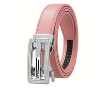Ceinture creuse en fibre ultra-fine à boucle automatique en alliage for femme, chaîne de taille décorative décontractée for jeans, design entièrement équipé(100cm,10)