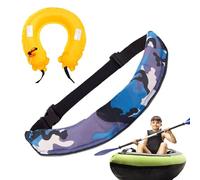 Ceinture d'aide à la flottabilité - Gilet de sauvetage gonflable PFD, sangle réfléchissante réglable avec sifflet d'urgence | Équipement de survie pour sports nautiques, bateau, natation, kayak