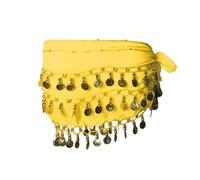 Ceinture Danse du Ventre pour Femme Foulard de Hanche avec Sequins et Pieces Metalliques Costume Accessoire pour Fete Halloween Scene Danse Orientale