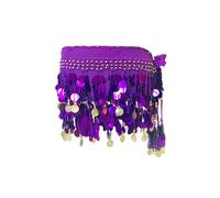 Ceinture Danse Orientale Femme, Écharpes de Hanche de Danse du Ventre Fille Foulard Belly Dance Foulard à Sequins Doré Écharpe Déguisement Mousseline de Soie, pour Scène, Anniversaire, Fête, 1 Pièce