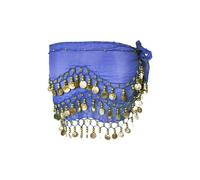 Ceinture Danse Orientale Femme, Écharpes de Hanche de Danse du Ventre Fille Foulard Belly Dance Foulard à Sequins Doré Écharpe Déguisement Mousseline de Soie, pour Scène, Anniversaire, Fête, 1 Pièce