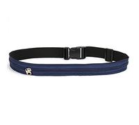 Ceinture d'argent 480 Anti vol Argent Ceinture doublée Fermeture à glissière Portefeuille Sports de Plein air Voyage Argent Ceinture Pochette pour Papa Copain Hommes Hommes (3CM)