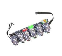 Ceinture de bière, porte-canettes de bière, porte-canettes de bière, support de canette de boisson, sac de taille réglable, peut contenir 6 canettes pour les fêtes, sac isotherme pour boissons