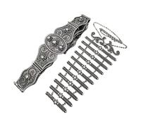 Ceinture de chaîne de ventre pour reconstitutions historiques, accessoires de costumes ethniques avec détails de sculpture creuse, ensemble de corset de ceinture pour femmes caucasiennes