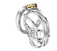 Ceinture de chasteté en acier inox - NoPacha FortressLock - Taille - 45 mm
