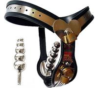 Ceinture de chasteté femme avec plug vaginal et plug anal Ceinture de chasteté invisible Ceinture de chasteté pour femme Ceinture de chasteté BDSM Bondage Fétiche Cage(90/100 Cm)