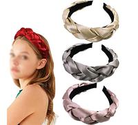 Ceinture de cheveux pour femmes 3PCS Headbands For Women Wide Twisted Knotted Headband Weaving Shape Headband Hair Hoop Hair Accessories Ceintures de tête