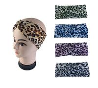 Ceinture de cheveux pour femmes Wide Headbands For Women Criss Cross Knotted Hair Bands Elastic Head Wraps Stretch Hair Scarfs Ceintures de tête