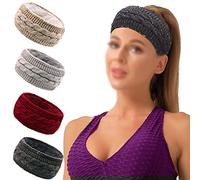 Ceinture de cheveux pour femmes Winter Knit Crochet Turban Headband Stretch Headbands Warmer For Women Winter Headwrap Ceintures de tête