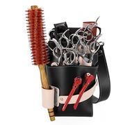 Ceinture de Coiffure Coiffure de coiffure Cisqueur Holster avec ceinture Sac à Ciseaux Professionnel(Black)