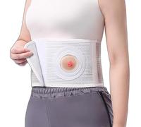 Ceinture de Colostomie Réglable, Bandage de Stomie avec Plusieurs Tailles D'ouverture, Ceinture de Stomie pour Poche de Colostomie et D'iléostomie(Large)