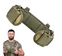 Ceinture de combat d'extérieur : ceinture de combat à libération rapide avec ceintures de travail pour outils rembourrés, point de fixation pour transport de matériel de patrouille mul