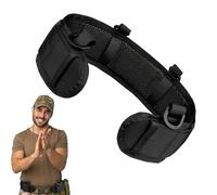 Ceinture de combat militaire - Sangle de combat à libération rapide - Ceinture de service rembourrée pour la chasse, l'extérieur, l'entraînement et le sport - Ceinture robuste pour le travail, la