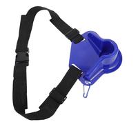 Ceinture de Combat pour Pêche, Support Canne Bateau, ABS Bleu | Montage Rapide, Retrait Facile, Levier Combat, pour Kayak et Surfcasting, Tige et Talon