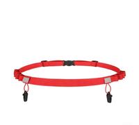 Ceinture de course à pied avec propriétés imperméables et réfléchissantes, ajustement réglable pour plus de confort, boucles pour transporter des collations énergétiques et porte-numéro sécurisé pour