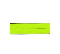 Ceinture de course à pied pour femme et homme - Multifonction - Invisible - Sac banane portable - Sac de sport de voyage en plein air, jaune, L