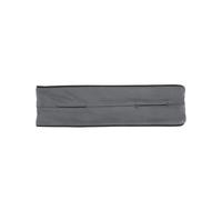 Ceinture de course à pied pour femme et homme - Multifonction - Invisible - Sac banane portable - Sac de sport de voyage en plein air, gris, M