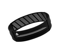 Ceinture de course à pied, sac de taille respirant dissimulé, ceinture de sport, poches pour téléphone, sac de gym avec poches, Couleur : noir.