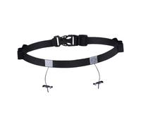 Ceinture de Course,avec 6 Boucles en Gel Bande Ajustable - Ceinture Lombaire avec Porte-Dossard - pour Adultes Course à Pied Marche Cyclisme