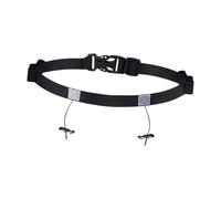 Ceinture de course avec 6 passants en gel et sangle réglable, support pour numéros de départ de course - Pour hommes et femmes - Course à pied, marche, randonnée, cyclisme, jogging, salle de sport