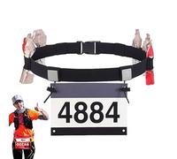 Ceinture De Course - Double Sangle À Bascule, Support De D'immatriculation Professionnel pour, Accessoire Polyvalent pour Le Jour De La Course De | Sac Banane Confortable