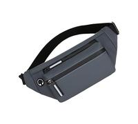 Ceinture de course élastique respirante pour homme et femme, support de téléphone pendant l'entraînement, activités de plein air, sac banane léger en polyester pour jogging, gris, Beauté de masse