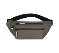 Ceinture de course élastique respirante pour homme et femme, support de téléphone pendant l'entraînement, activités de plein air, poches de taille pratiques pour le sport, kaki, Beauté de masse