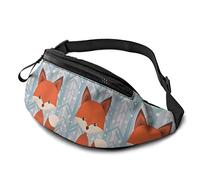 Ceinture de Course Fanny Pack pour Femmes Hommes forêt Orange Fox Mode Taille Pack Ceintures réglables Sac pour Voyage Marche randonnée Sports