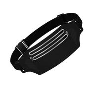 Ceinture de course fine, ceinture de course légère pour femme, accessoires de loisirs de plein air, bandes réfléchissantes, équipement de course pour le cyclisme et le jogging, Noir, Refer to